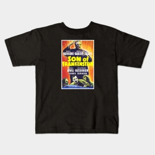 Son Of Frankenstein Movie Poster Kids T-Shirt